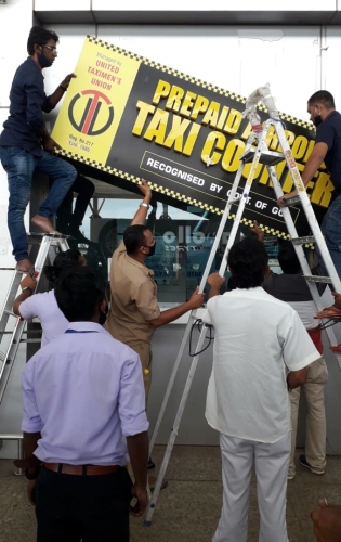 GoaMiles counter at airport shut down, handed to Yellow-Black taxi operators