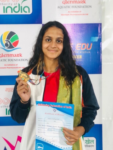 ﻿Goan swimmer Sanjana gets Gold at Nationals