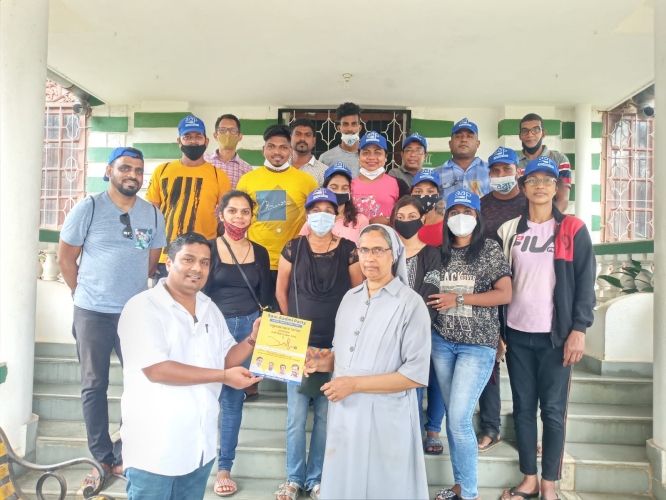 AAP Benaulim celebrates Diwali at orphanage, old age homes