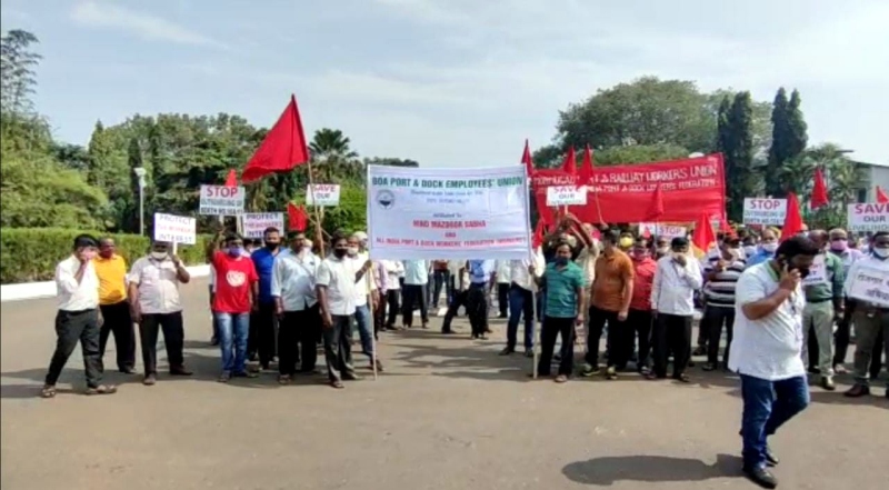 Workers protest over MPT plans to outsource operation of berths 10, 11