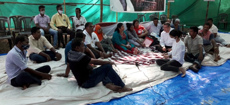 Old Goa structure: Satyagrahis to continue protest despite p’yat plea