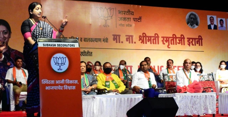BJP never discriminated over religion, caste or creed: Irani