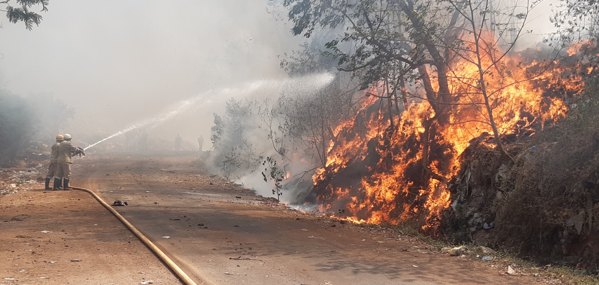 Fire haunts Sonsodo dump again; concerns raised over pollution