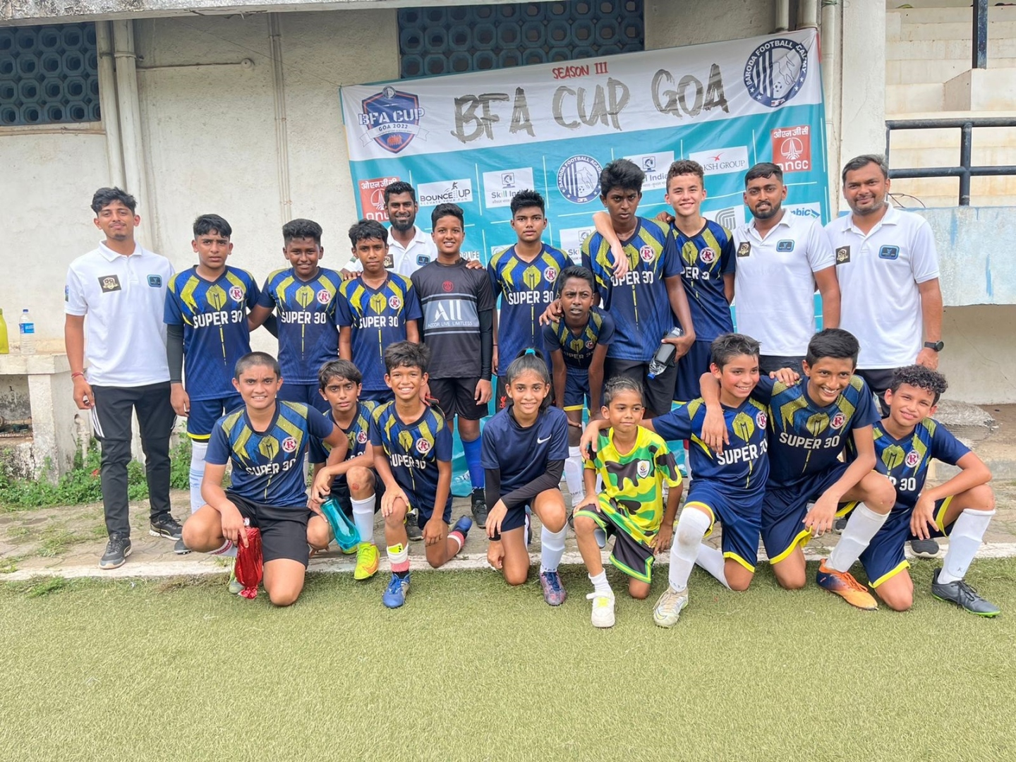 ﻿Super 30 teams claim treble at BFA Cup