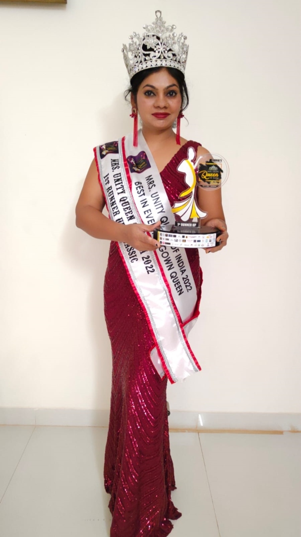 Pravesh Rawat awarded first runner up at MUQOI beauty pageant