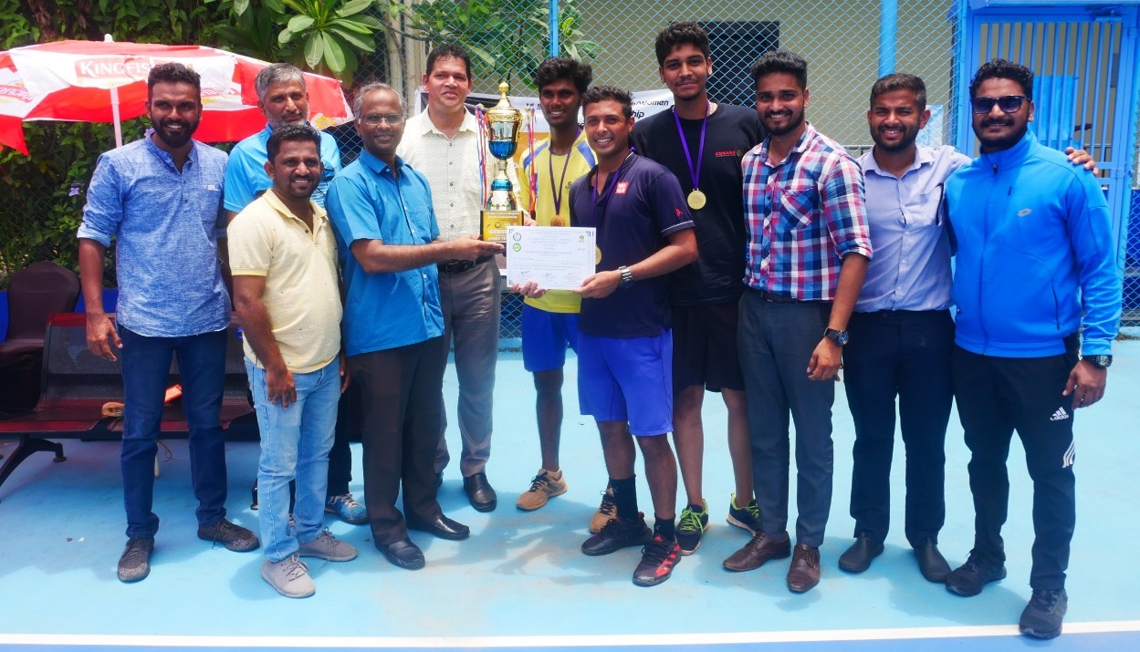 ﻿Dhempe College win inter-collegiate tennis championship