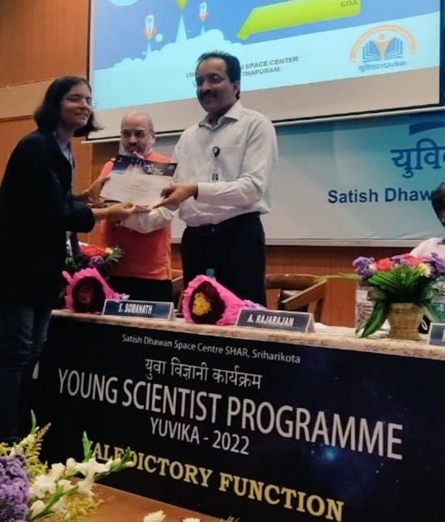 NCS student participates in ISRO programme