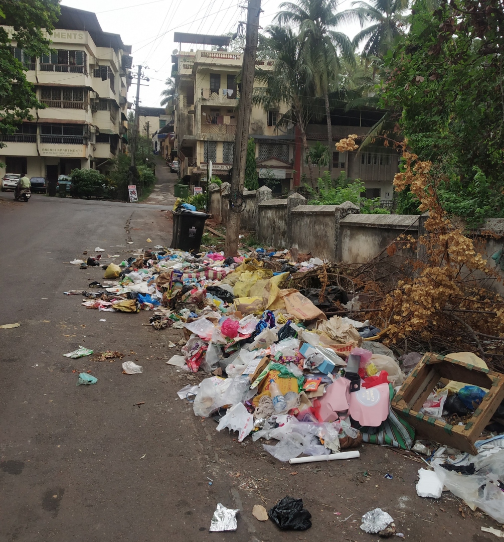 Roadside garbage dumps make   ugly comeback in Mapusa city