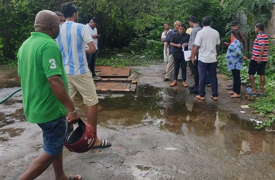 Benaulim residents suspect fields contaminated with sewage water