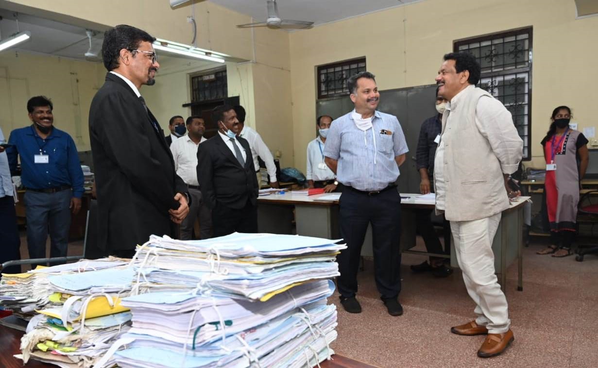 Union Minister visits South Goa court