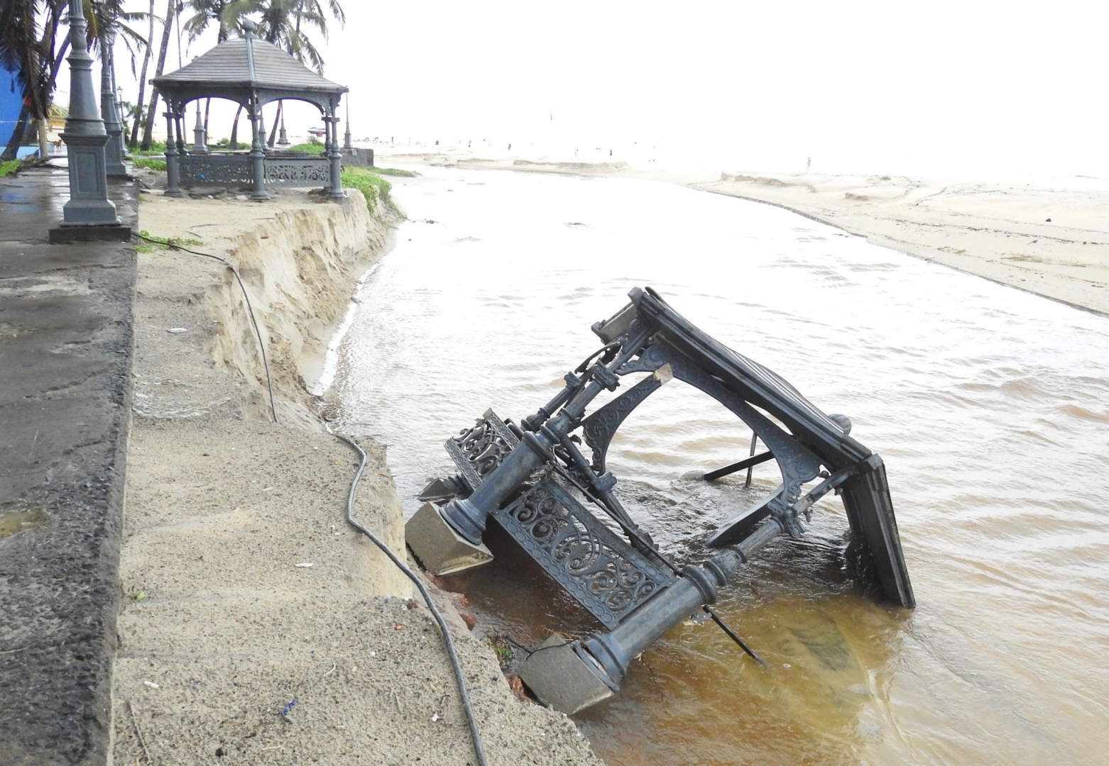 Sea erosion: No disaster management official visited Colva beach to take stock of situation