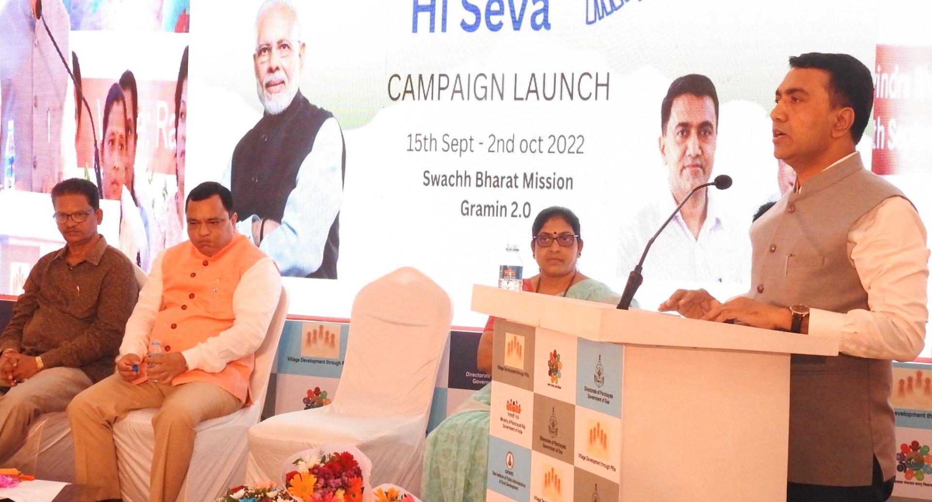 Don't oppose any project: CM to new panch representatives