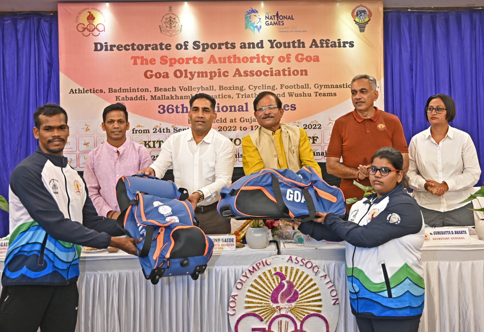 National Games-bound Team Goa given send-off