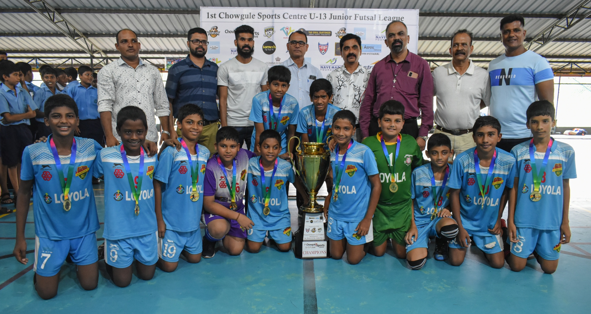 ﻿Loyola HS win CSC U-13 futsal league