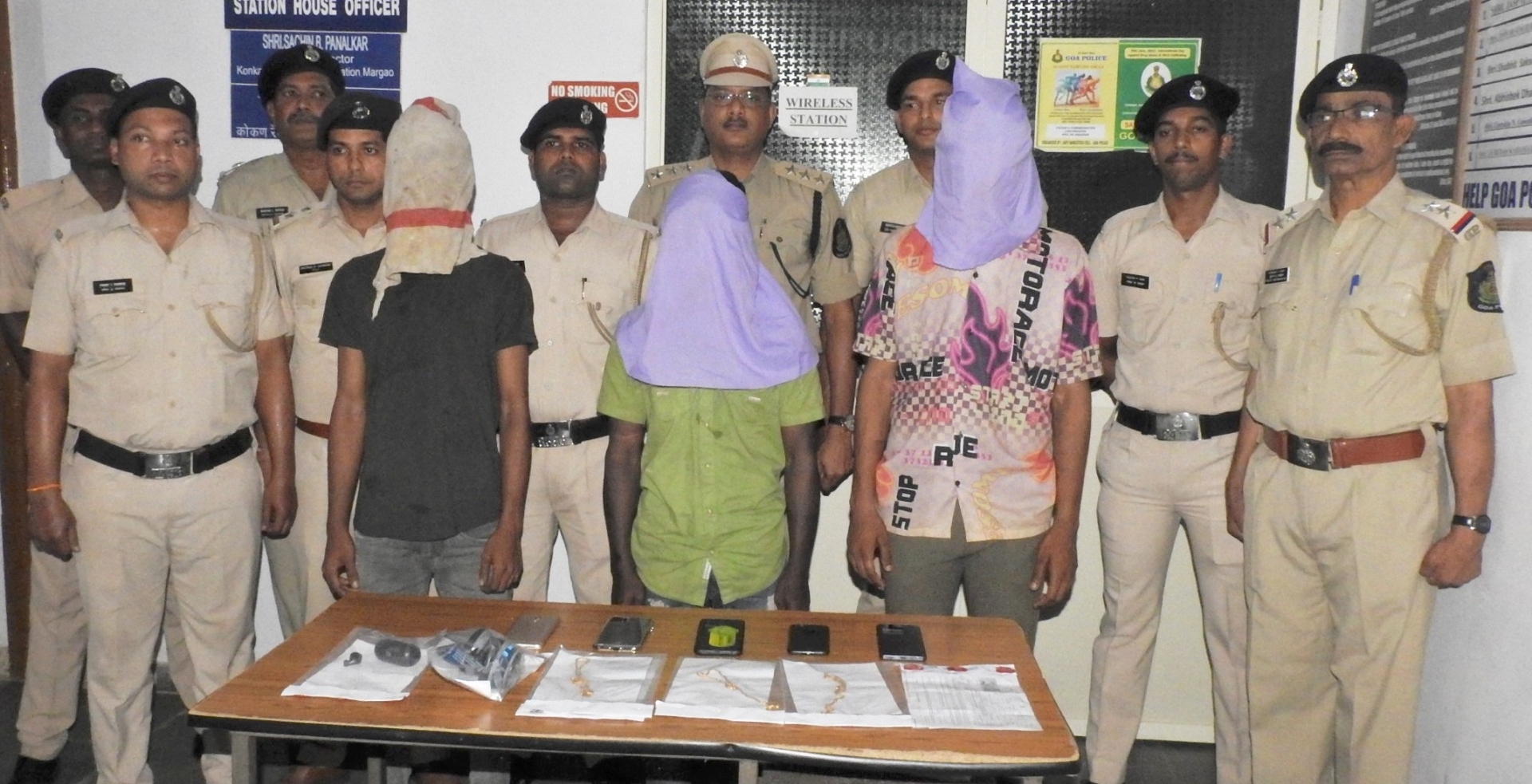 Konkan railway police nab three youth for gold theft
