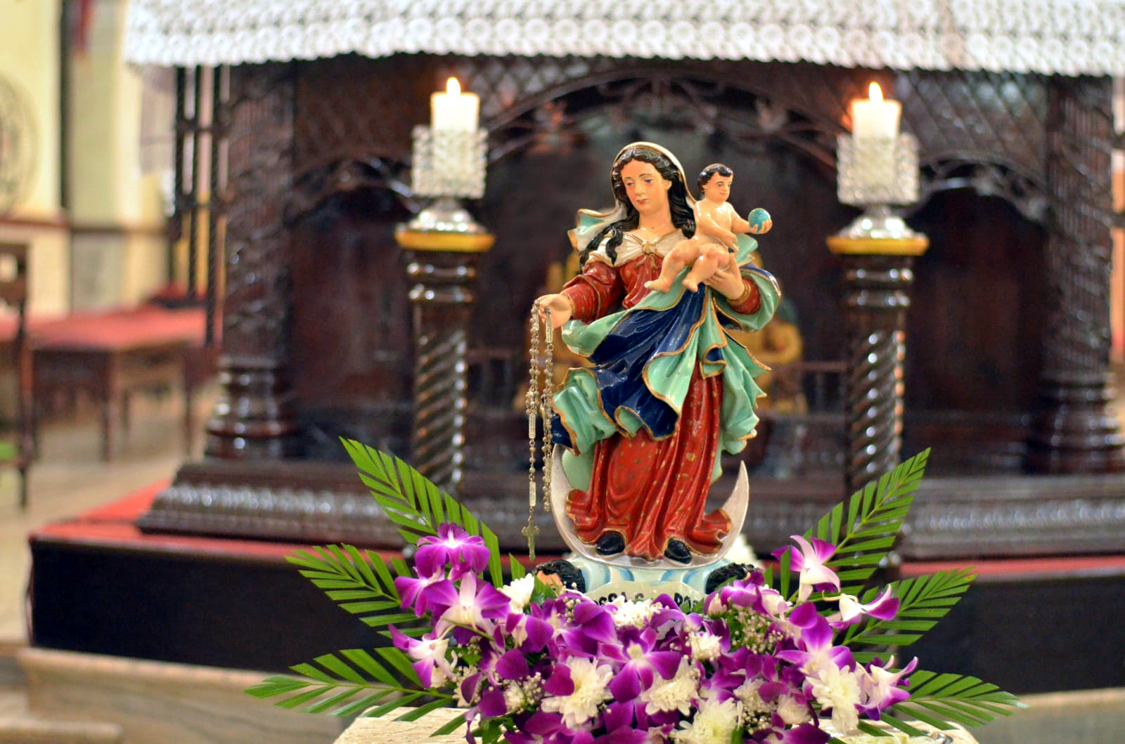 Feast of Our Lady of Rosary, Navelim: Celebrating a feast with great zeal, fervour