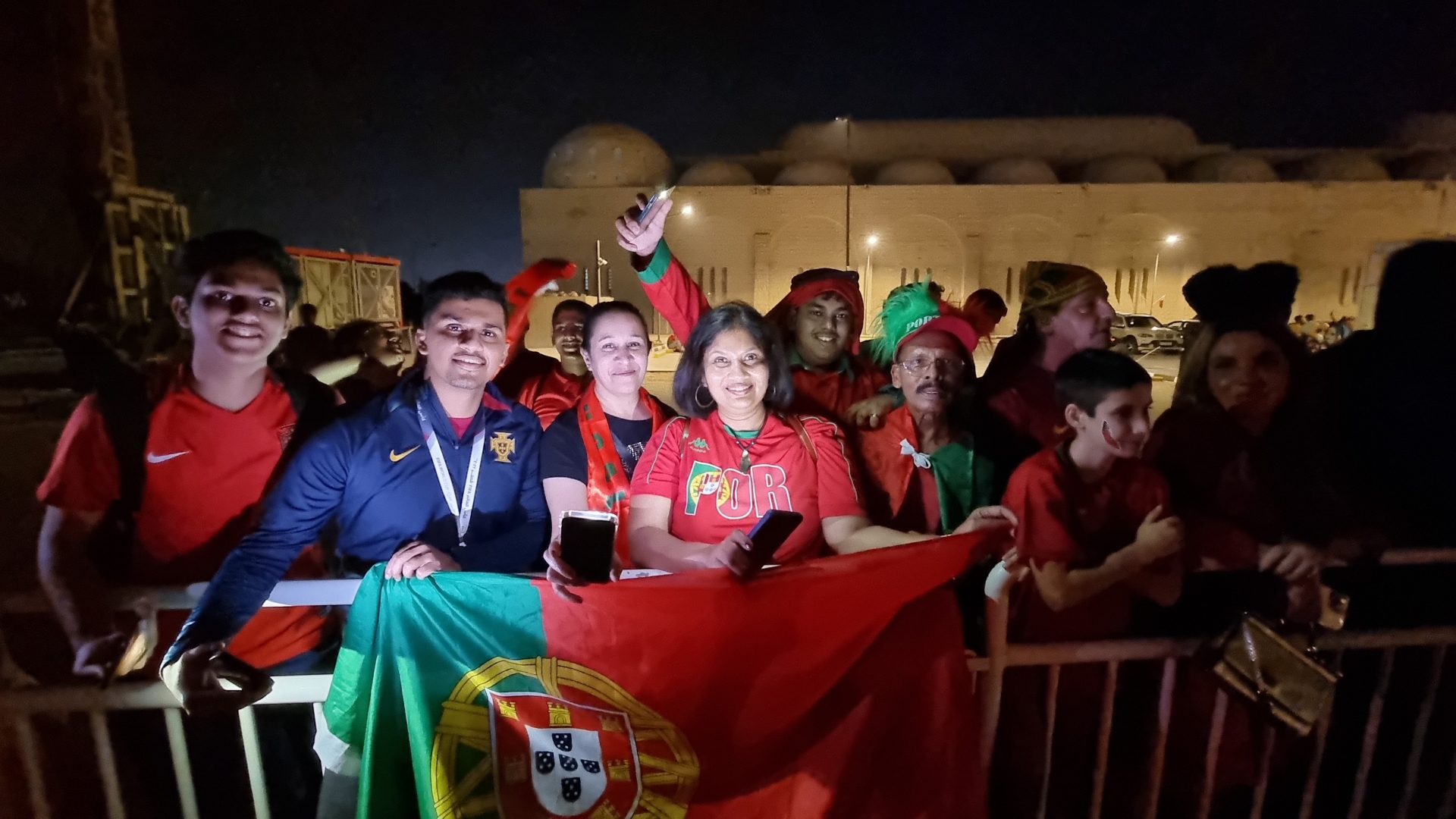 Portugal team have their first training session in Qatar