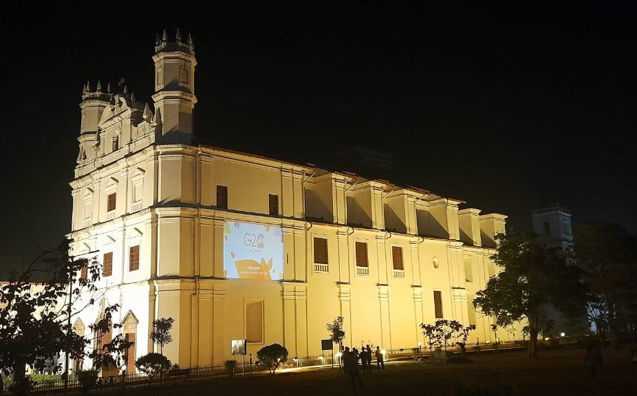 Old Goa churches lit up as India takes over helm of G20