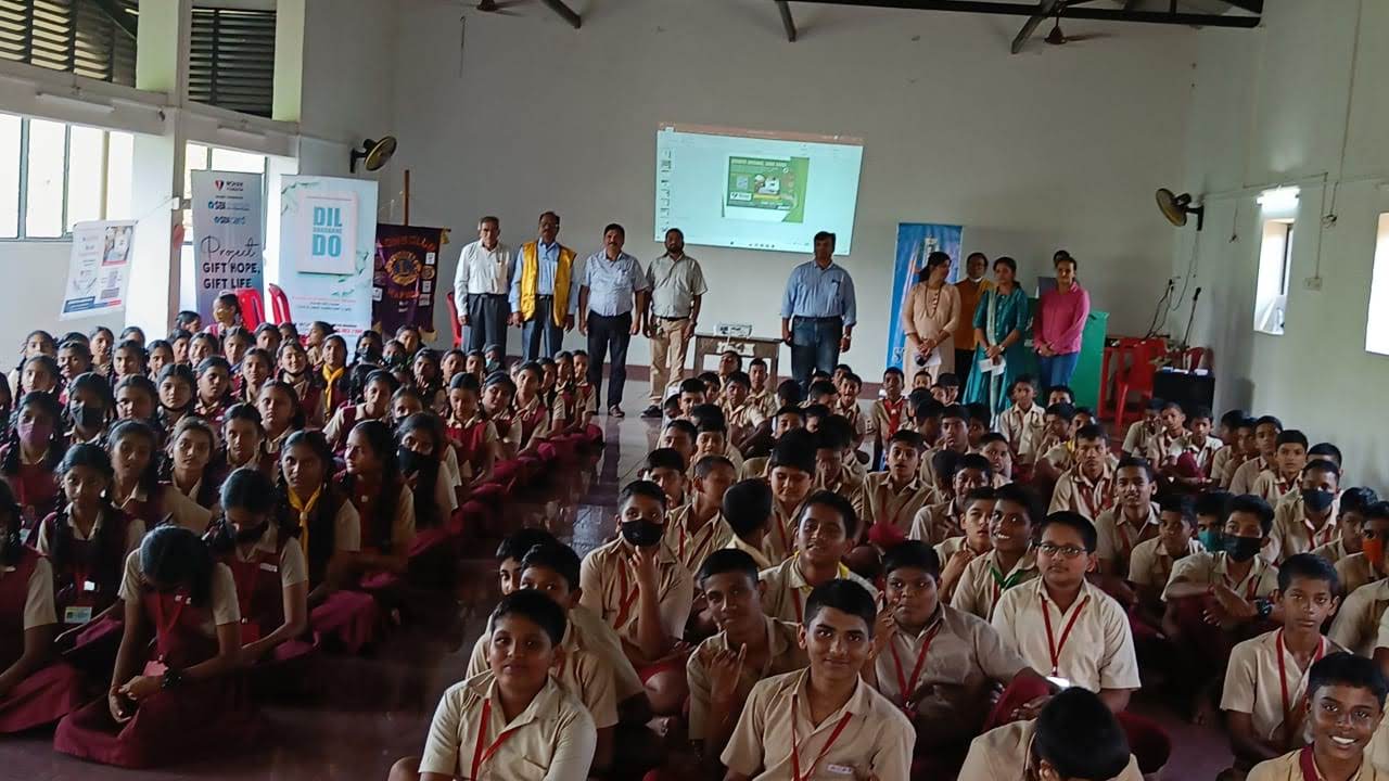 ﻿Organ Donation talk held at Assagao school