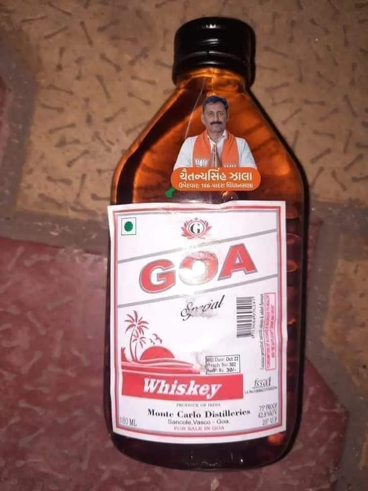Goa whiskey makes a splash at elections in ‘dry’ Gujarat