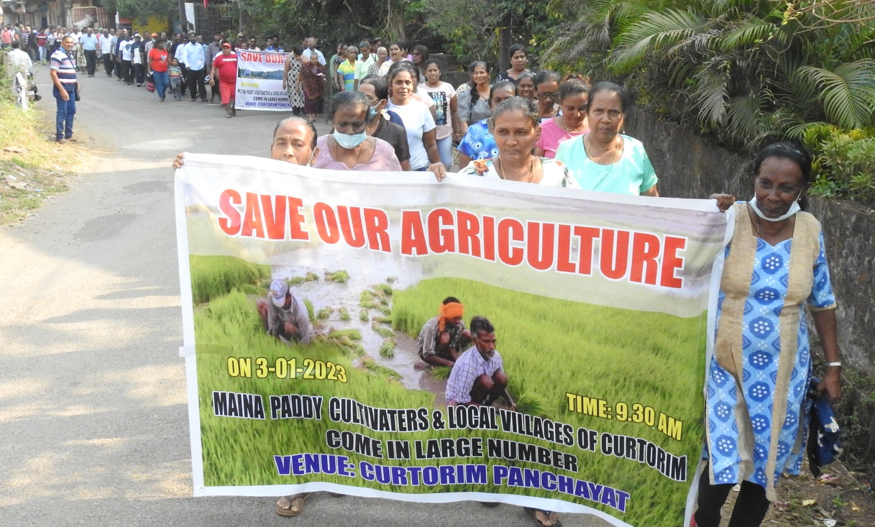 Farmers’ power reigns supreme over mega housing project in Curtorim