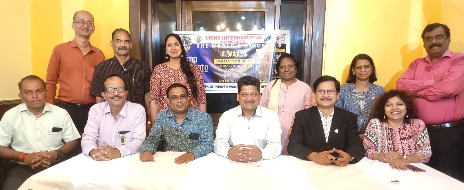 ﻿E-waste management event by Lions International