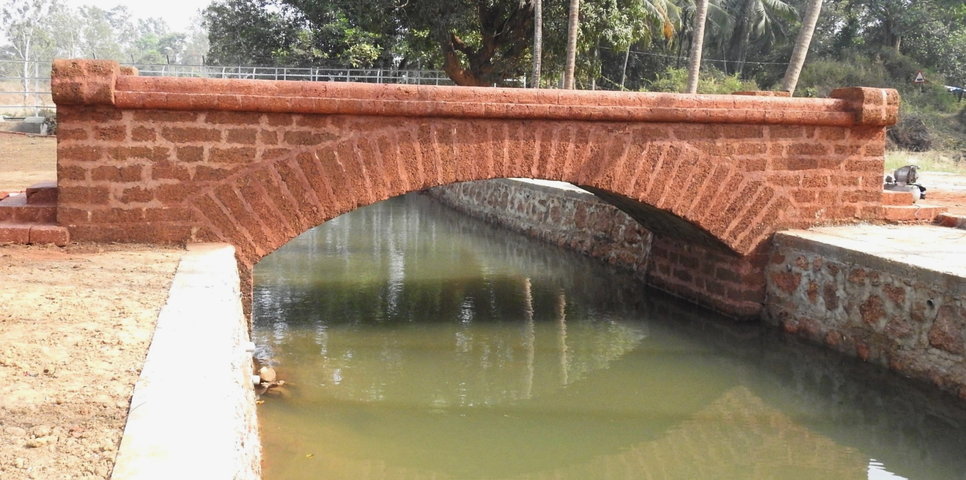 Refurbished culvert to open   for pedestrians in Areal
