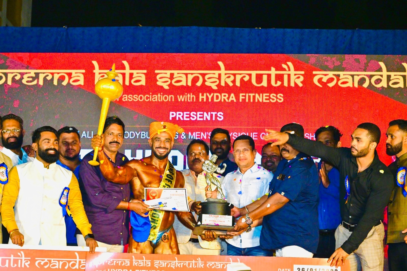 ﻿Nandesh crowned Mr Hydra 2023