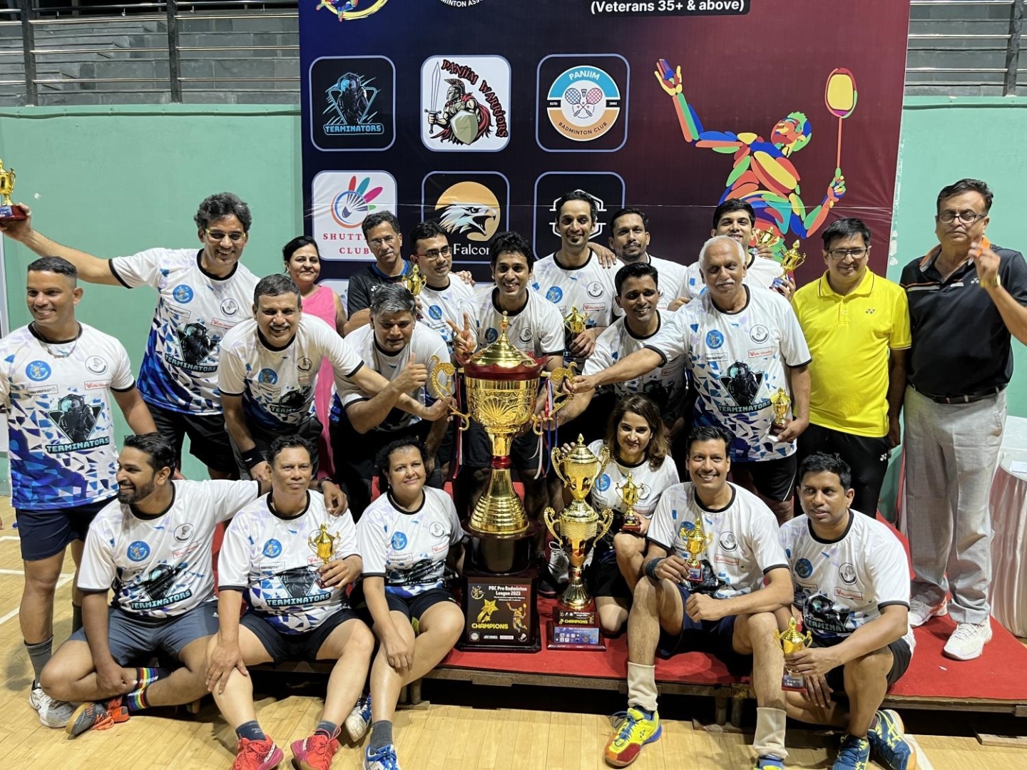 ﻿Terminators win PBC Pro Badminton Masters League