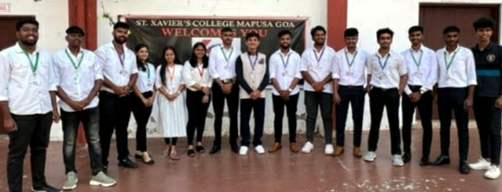 St Xavier’s Students Council   inducted in simple ceremony