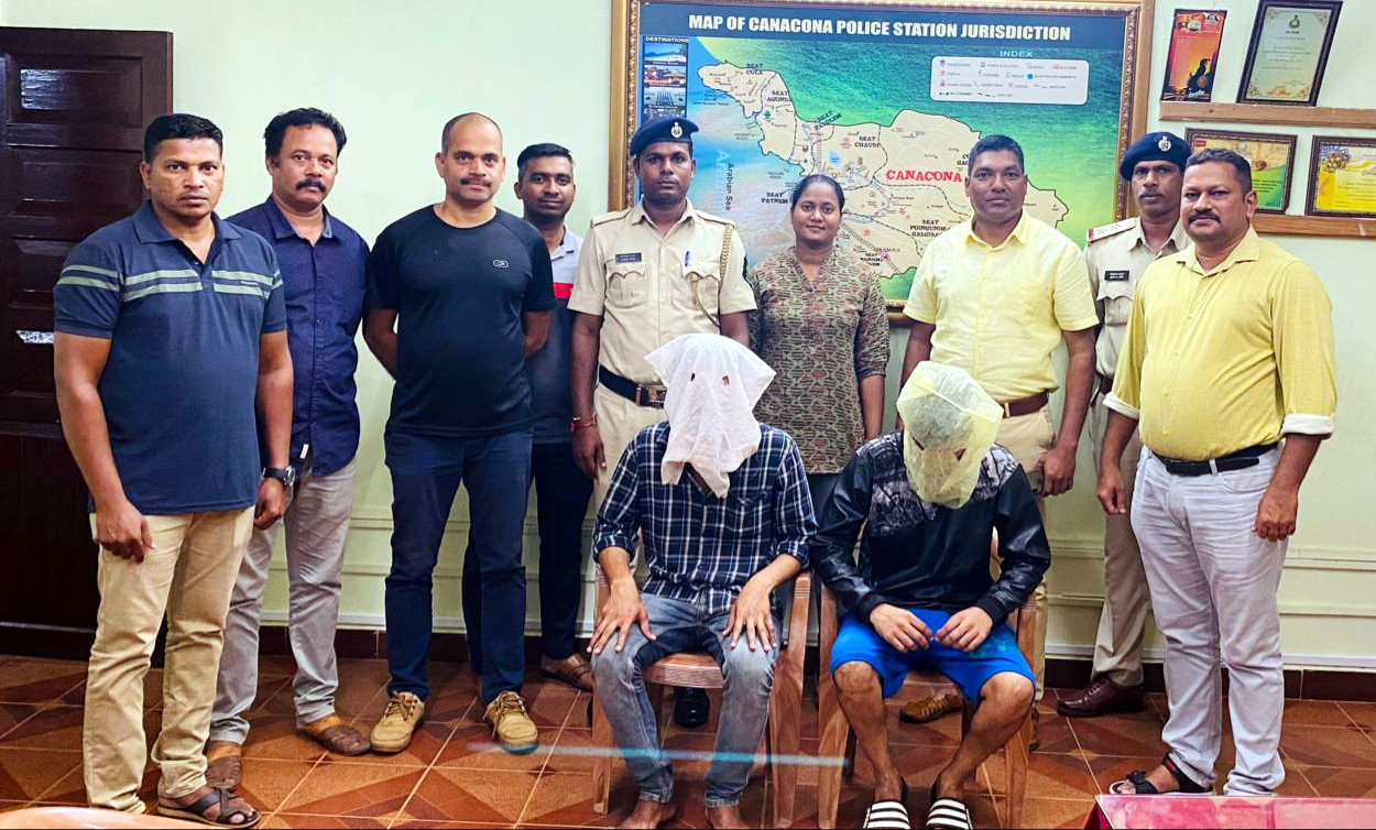 Canacona police nab drug peddler, accomplice