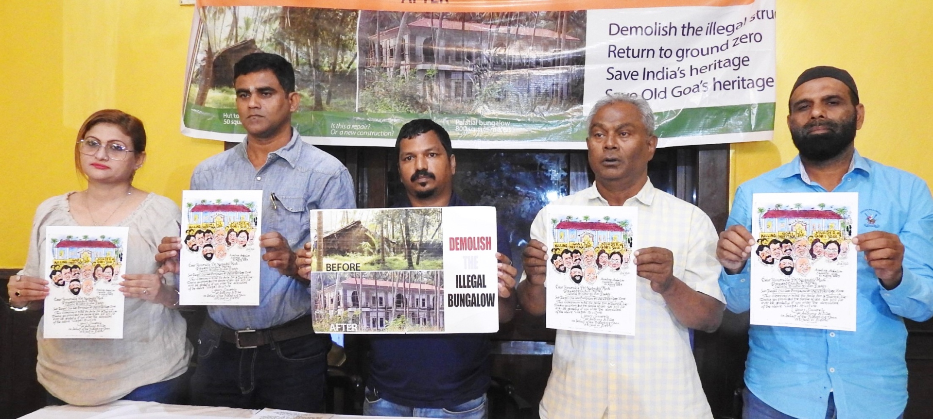 Activists vow to continue stir   till Old Goa structure is razed