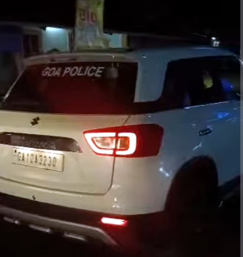 1 detained for driving pvt car with police logos in Canacona