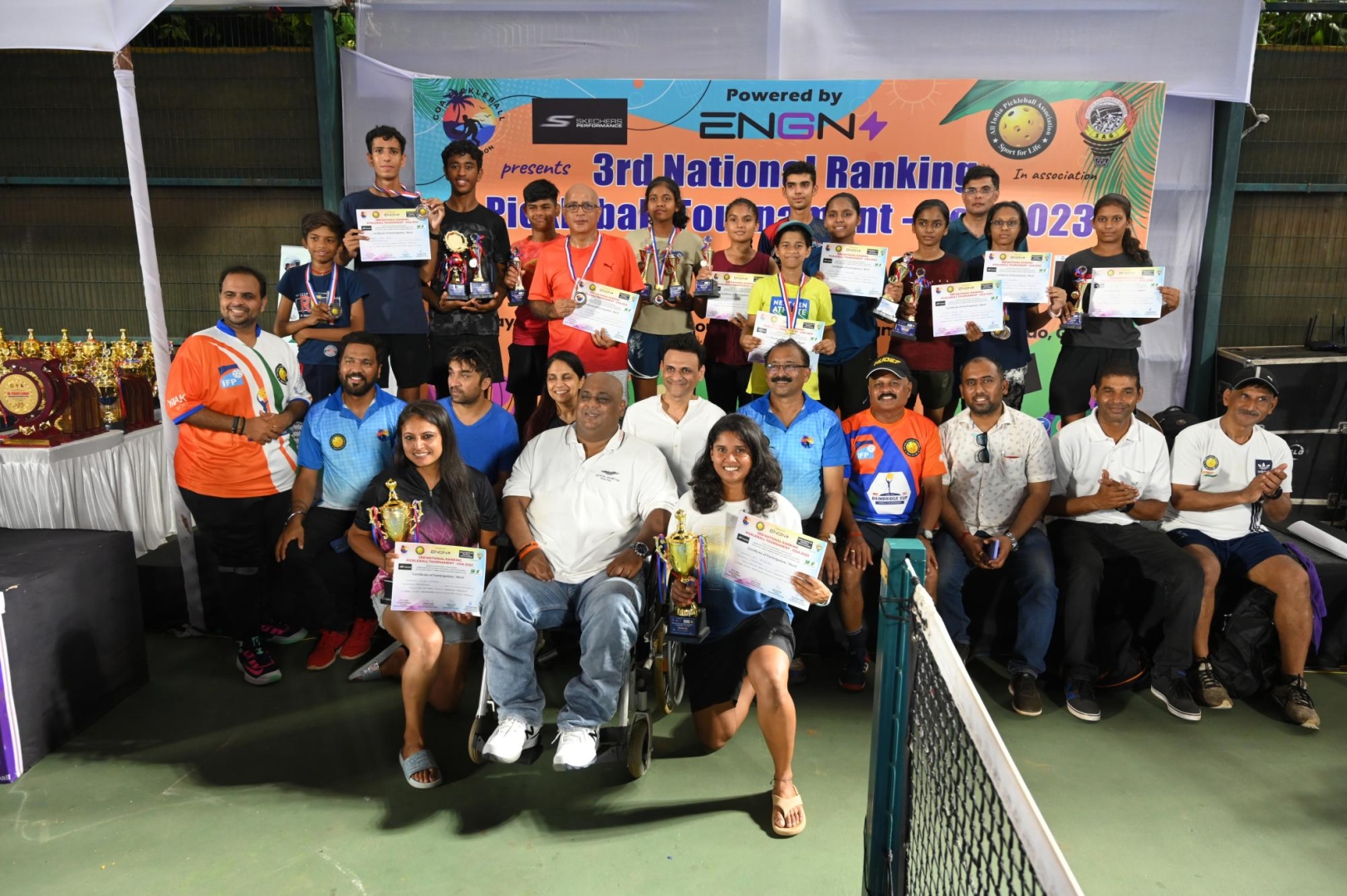 Noel Noronha wins silver at Nat'l Pickleball Tournament